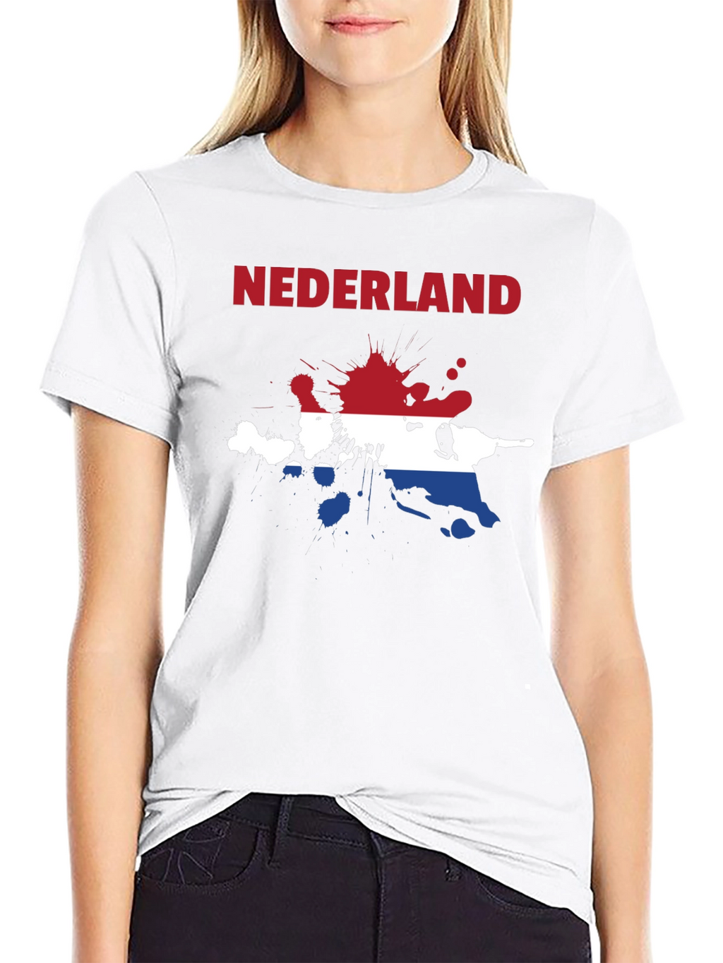 Netherlands Flag Splatter T-Shirt - Nederland Tee