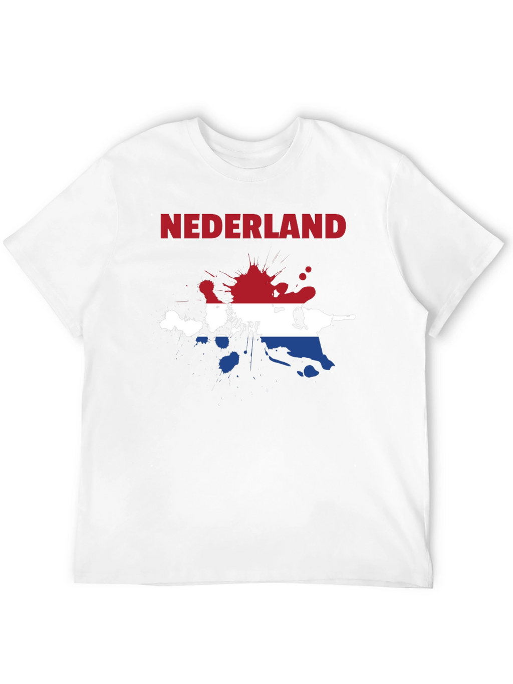 Netherlands Flag Splatter T-Shirt - Nederland Tee