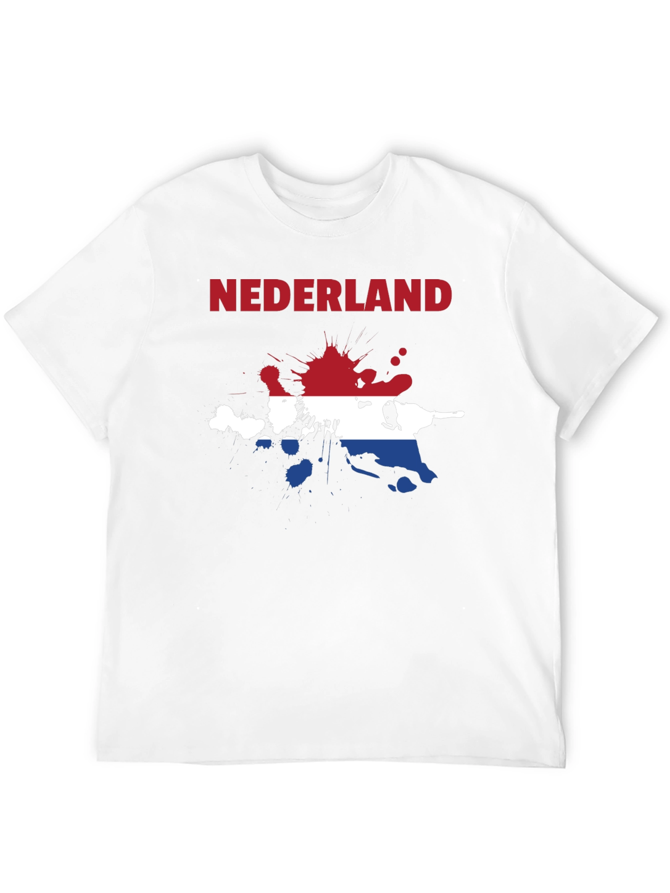 Netherlands Flag Splatter T-Shirt - Nederland Tee
