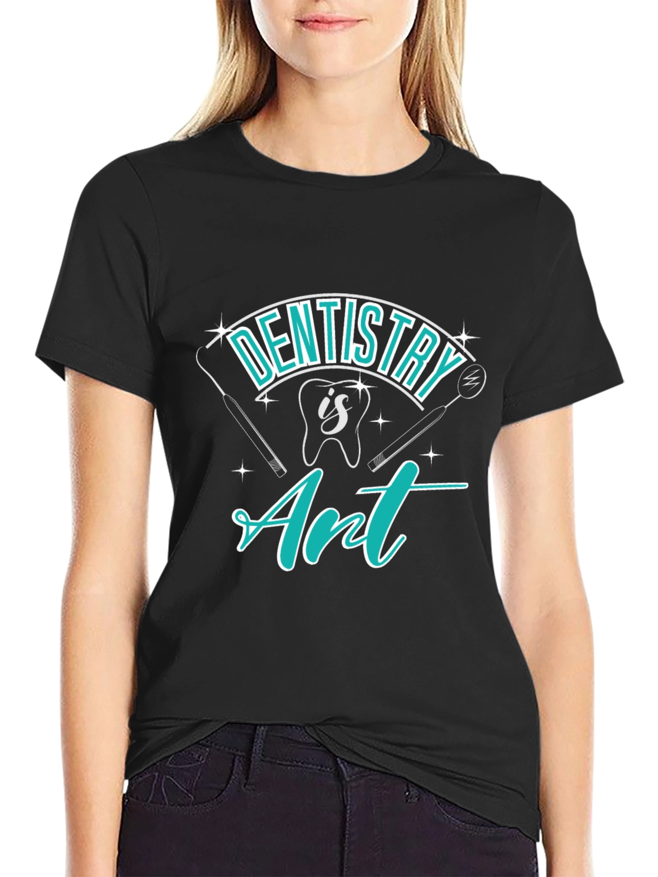 Dentistry is Art Graphic Tee - Stylish Dental Shirt