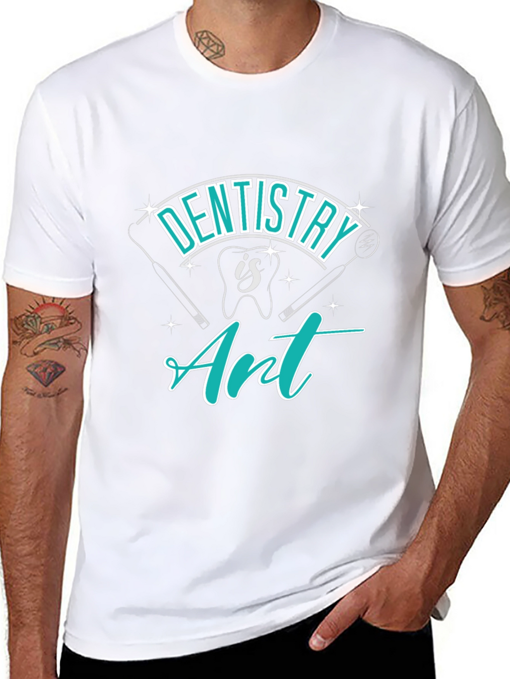 Dentistry is Art Graphic Tee - Stylish Dental Shirt