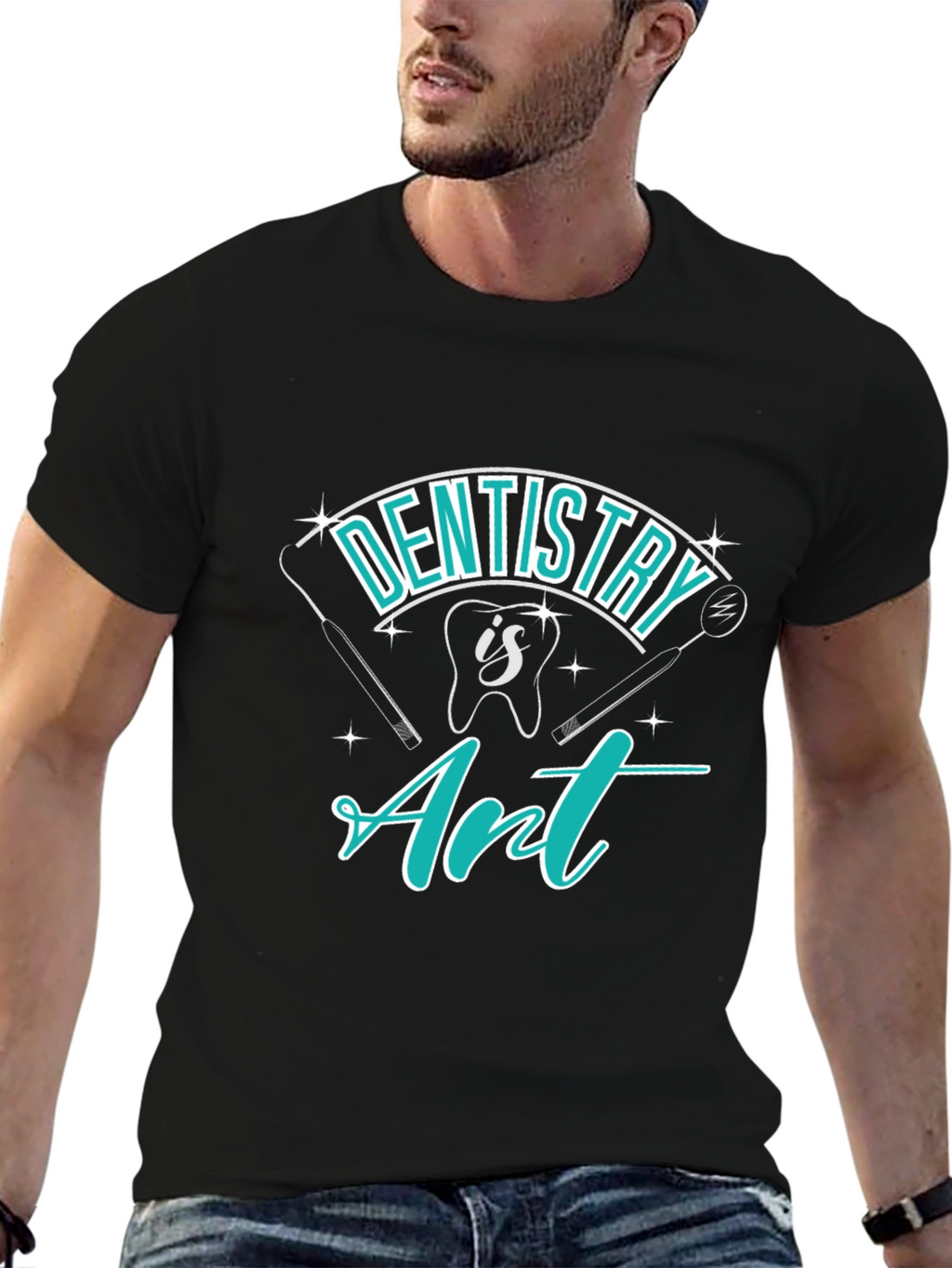 Dentistry is Art Graphic Tee - Stylish Dental Shirt