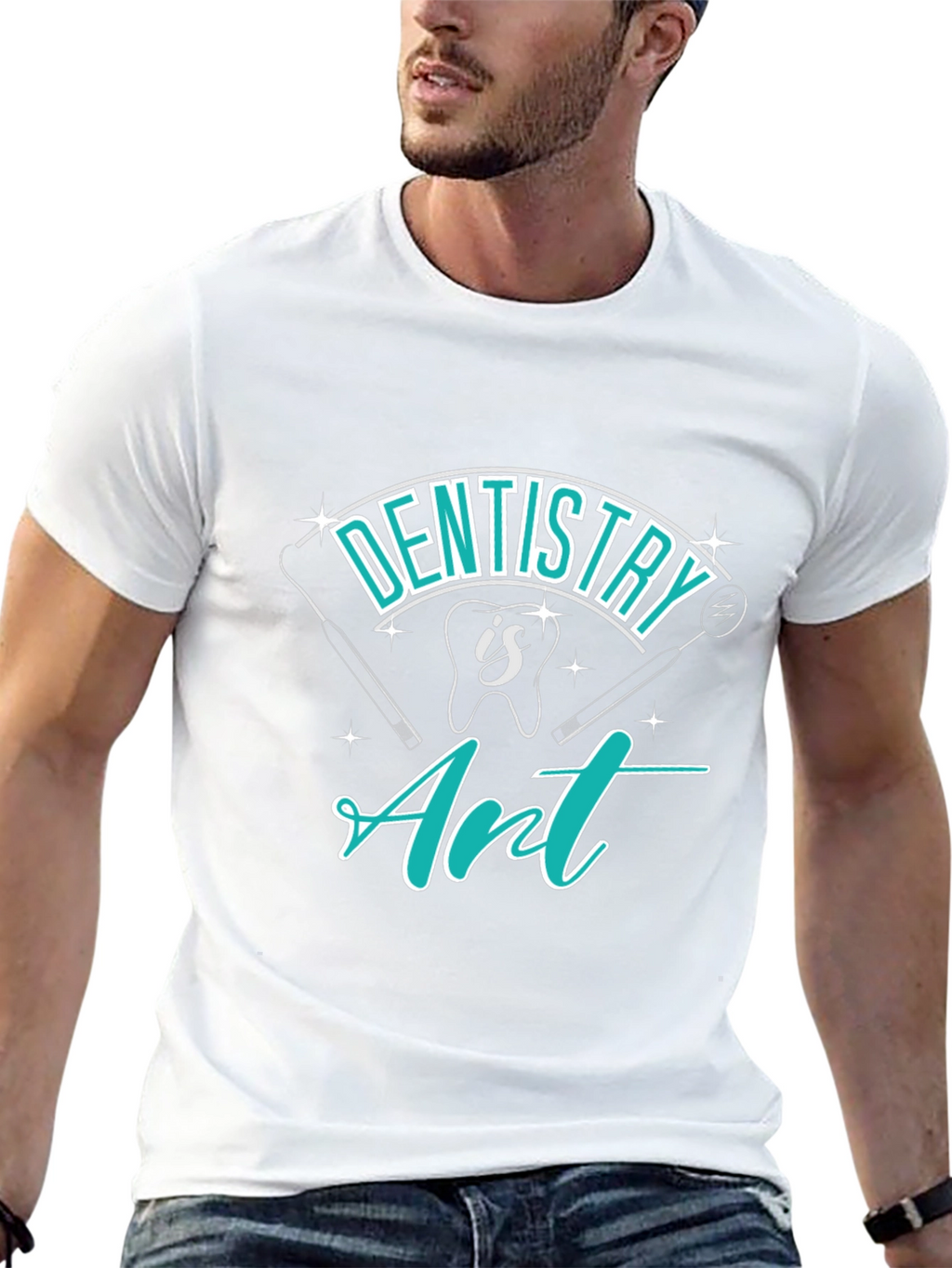Dentistry is Art Graphic Tee - Stylish Dental Shirt