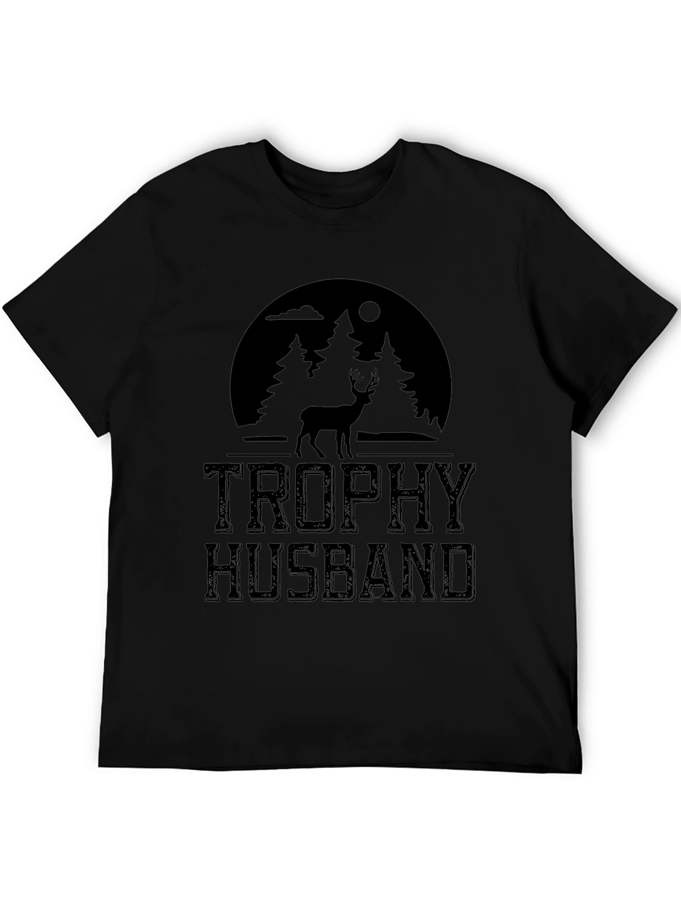 Trophy Husband Deer Hunting T-Shirt - Novelty Graphic Tee