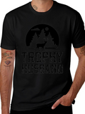 Trophy Husband Deer Hunting T-Shirt - Novelty Graphic Tee