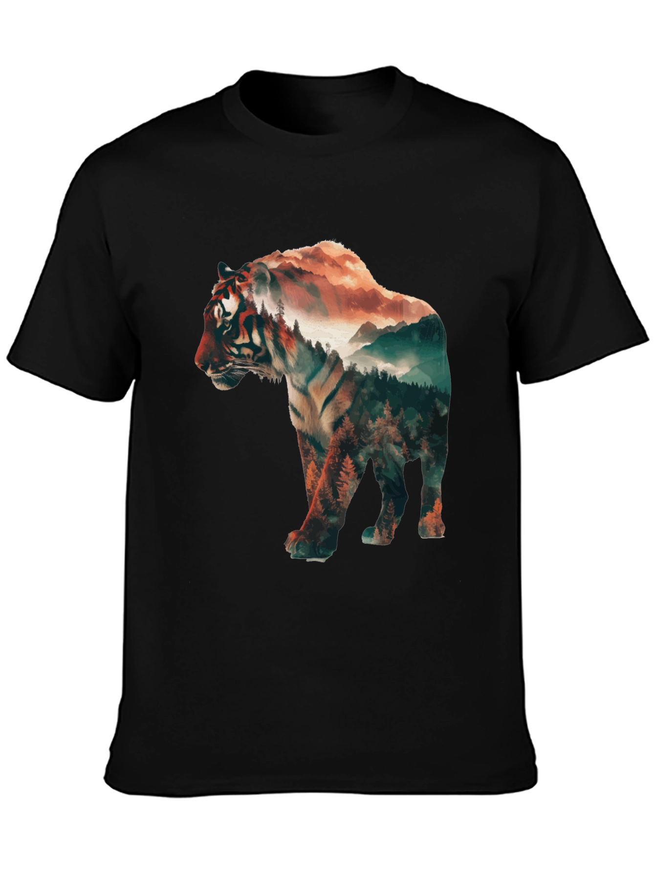 Tiger Landscape Graphic Tee