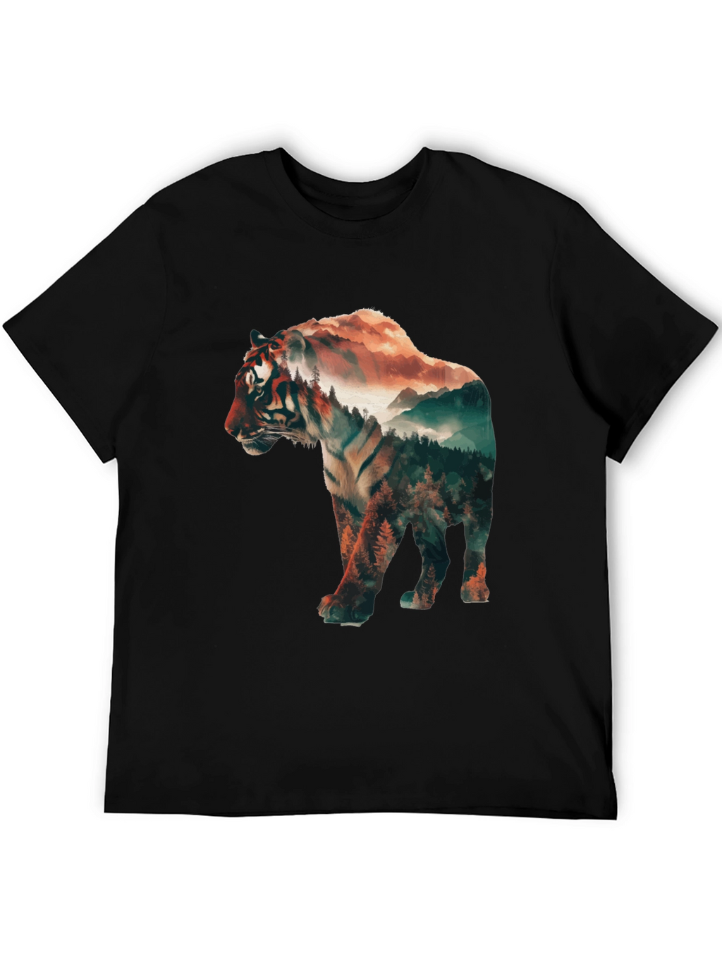 Tiger Landscape Graphic Tee