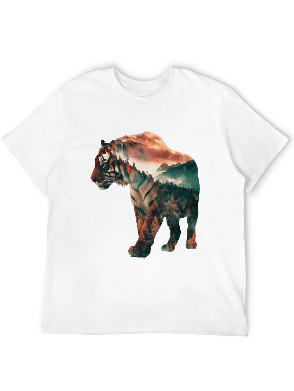 Tiger Landscape Graphic Tee