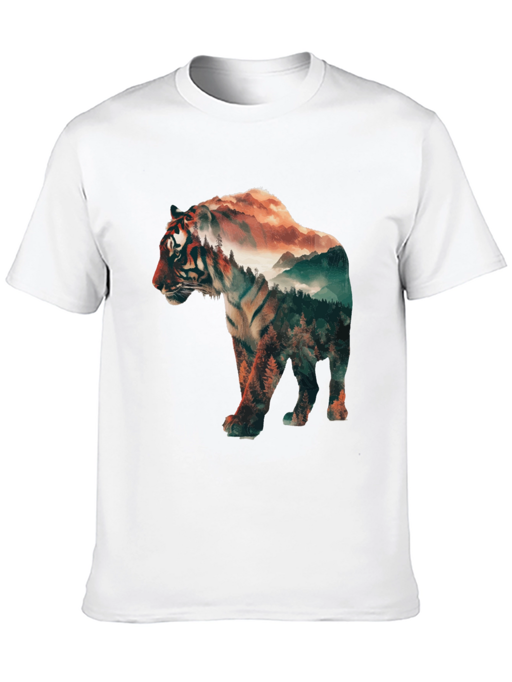 Tiger Landscape Graphic Tee