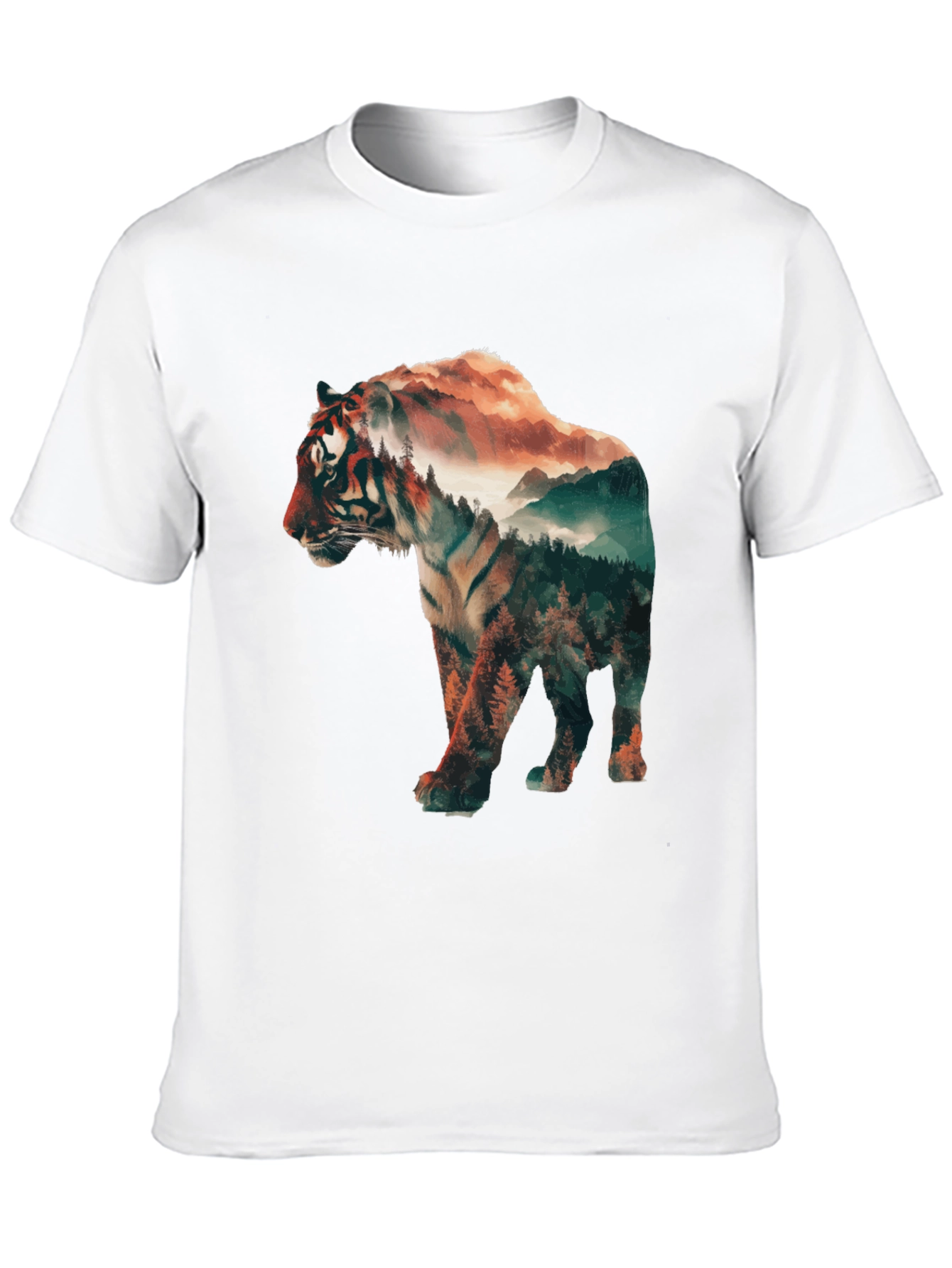 Tiger Landscape Graphic Tee