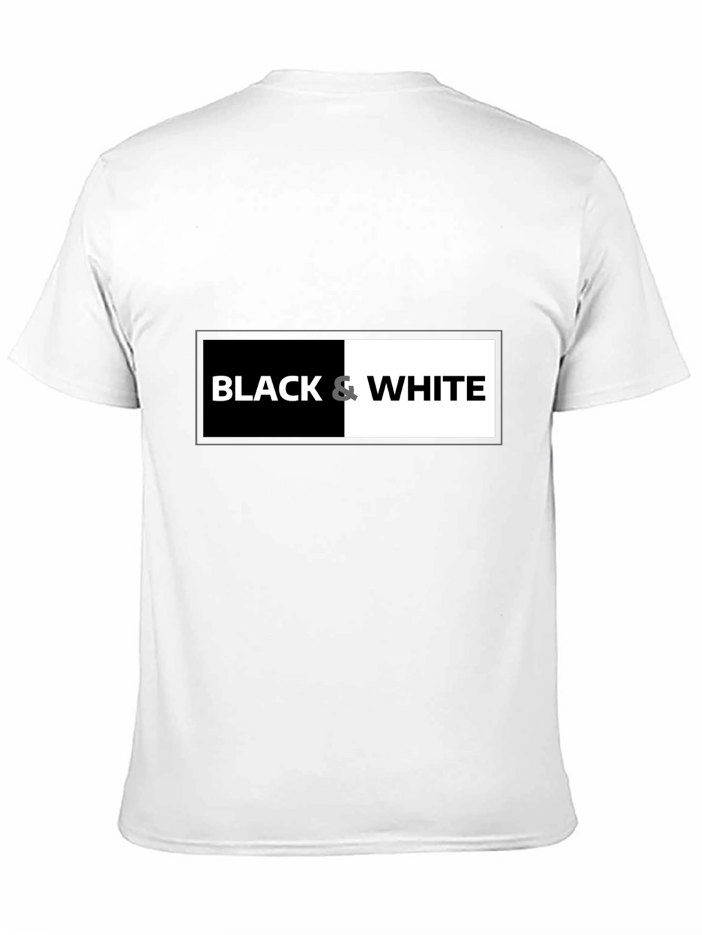 Black & White Graphic Tee - Contrast Design