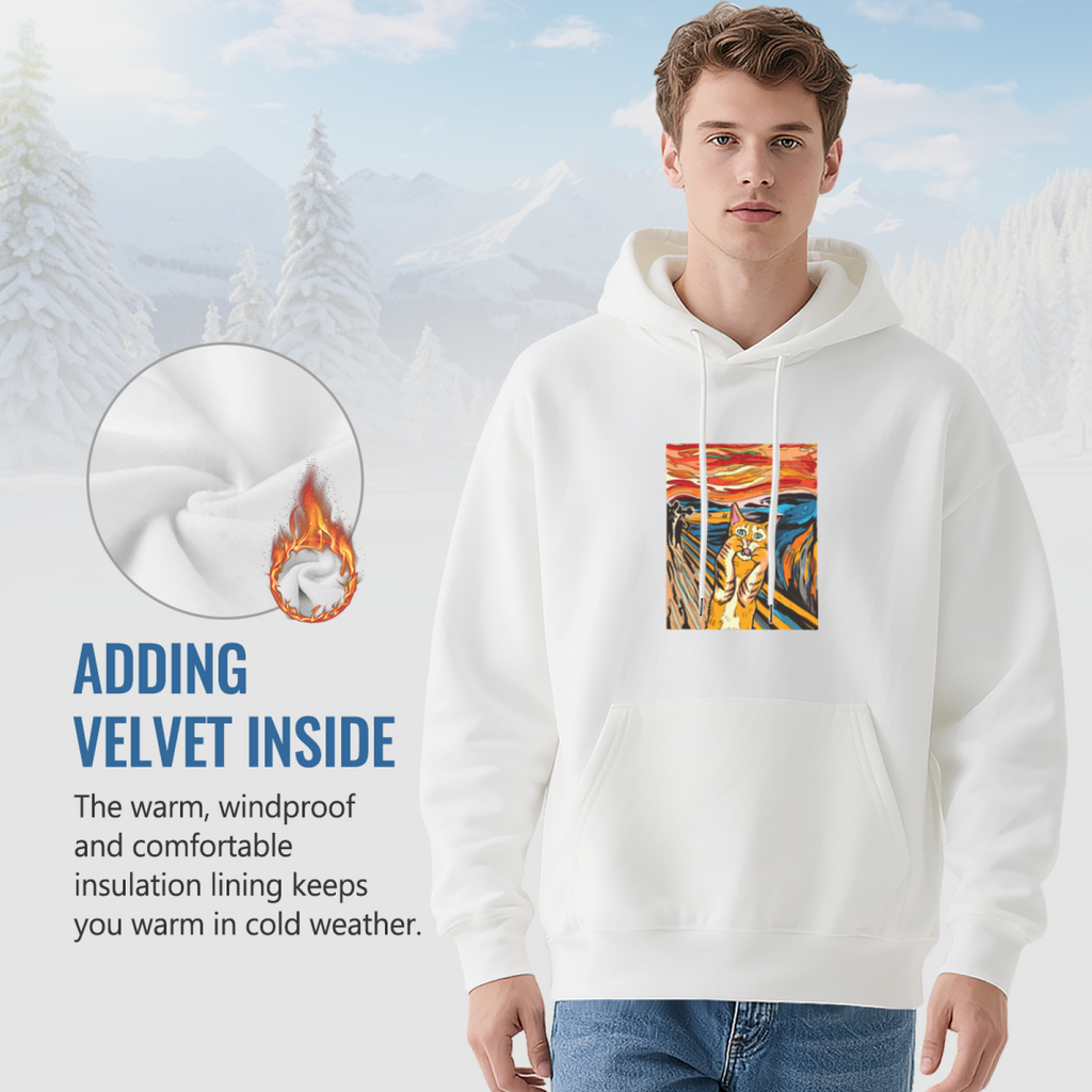 Geometric Art Hoodie - Modern Pattern Pullover #0489