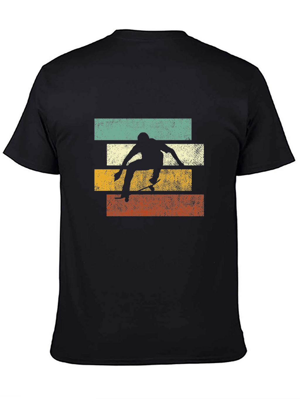 Retro Skateboarder Graphic Tee - Cool Style