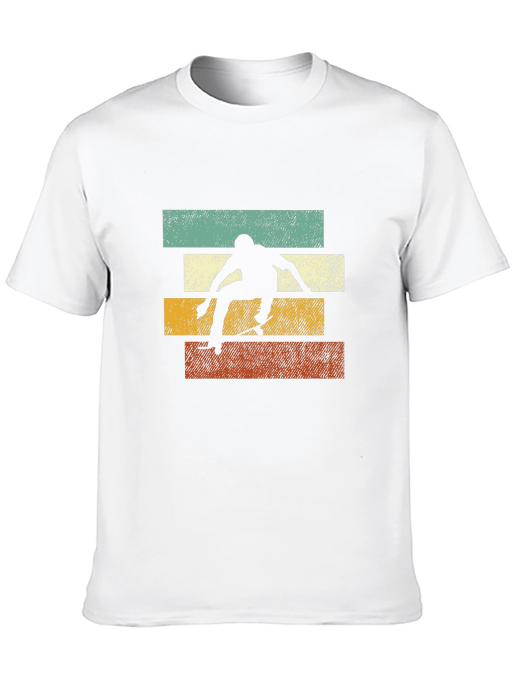 Retro Skateboarder Graphic Tee - Cool Style