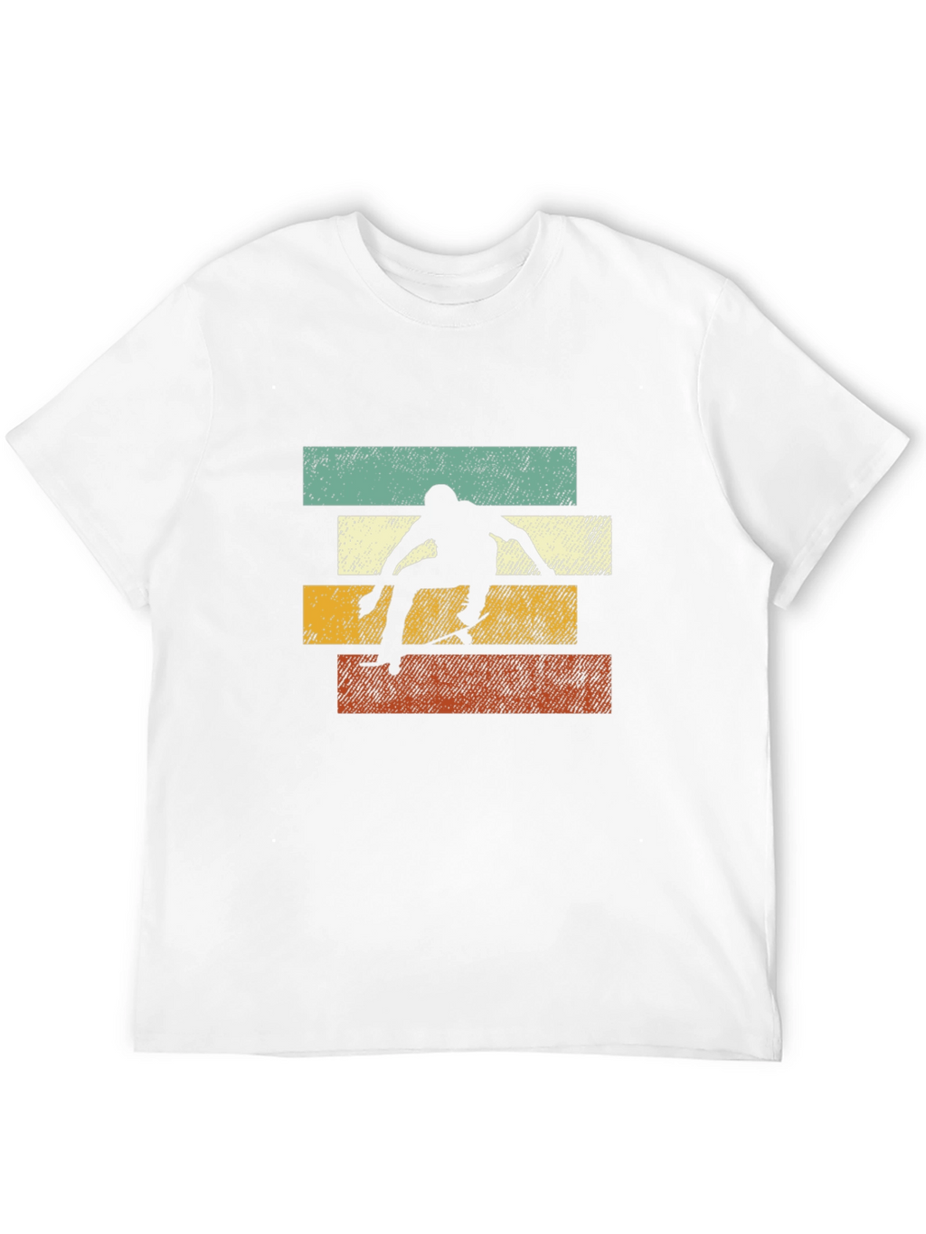 Retro Skateboarder Graphic Tee - Cool Style