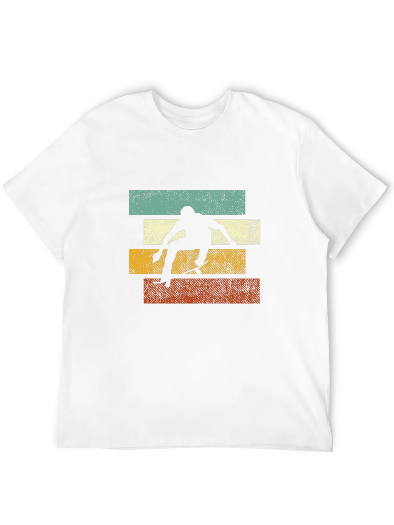Retro Skateboarder Graphic Tee - Cool Style