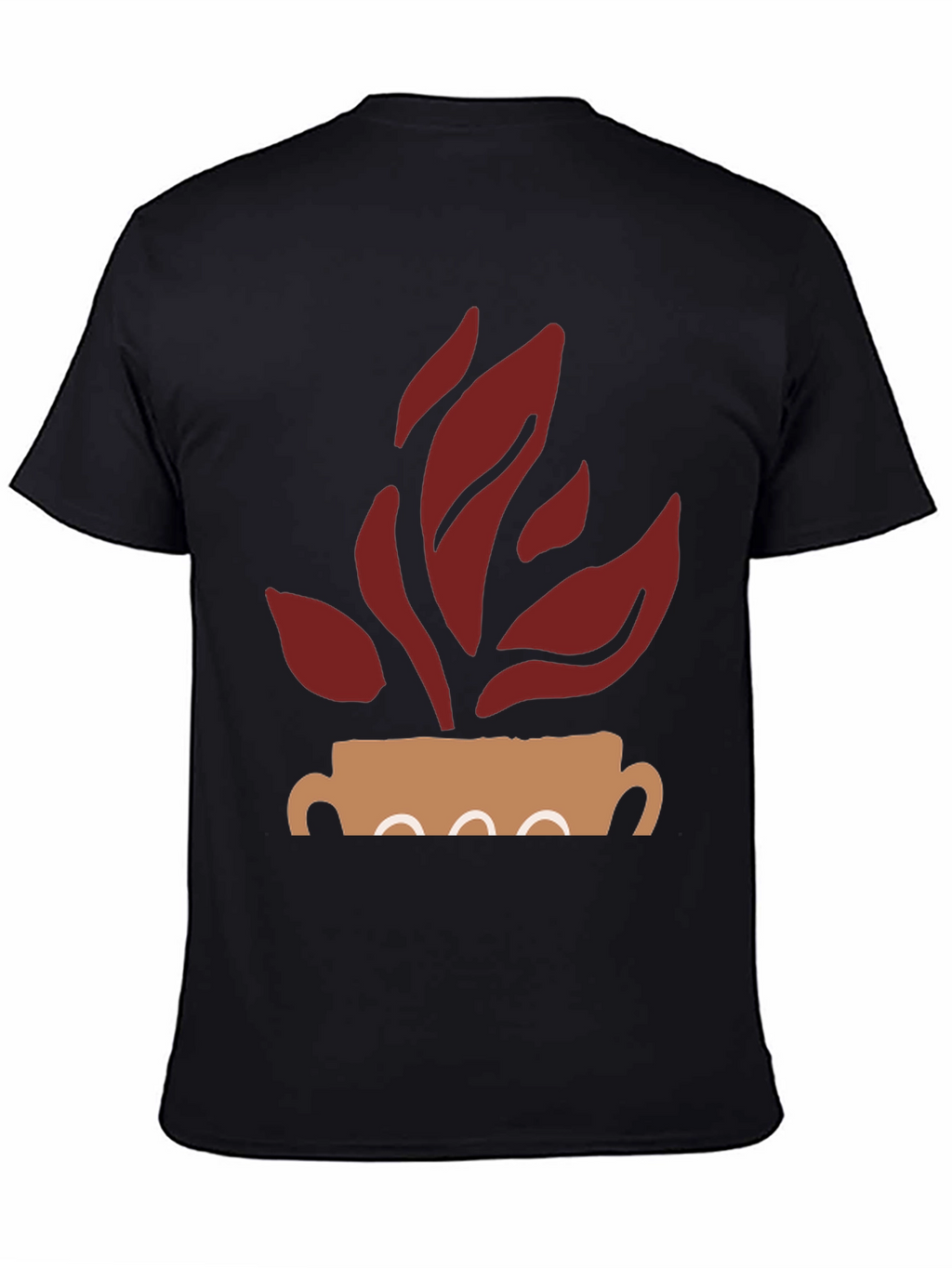 Modern Plant Graphic Tee - Casual Style