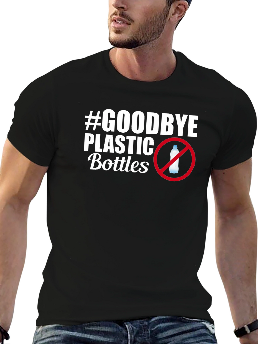 Goodbye Plastic Bottles T-Shirt - Eco Friendly