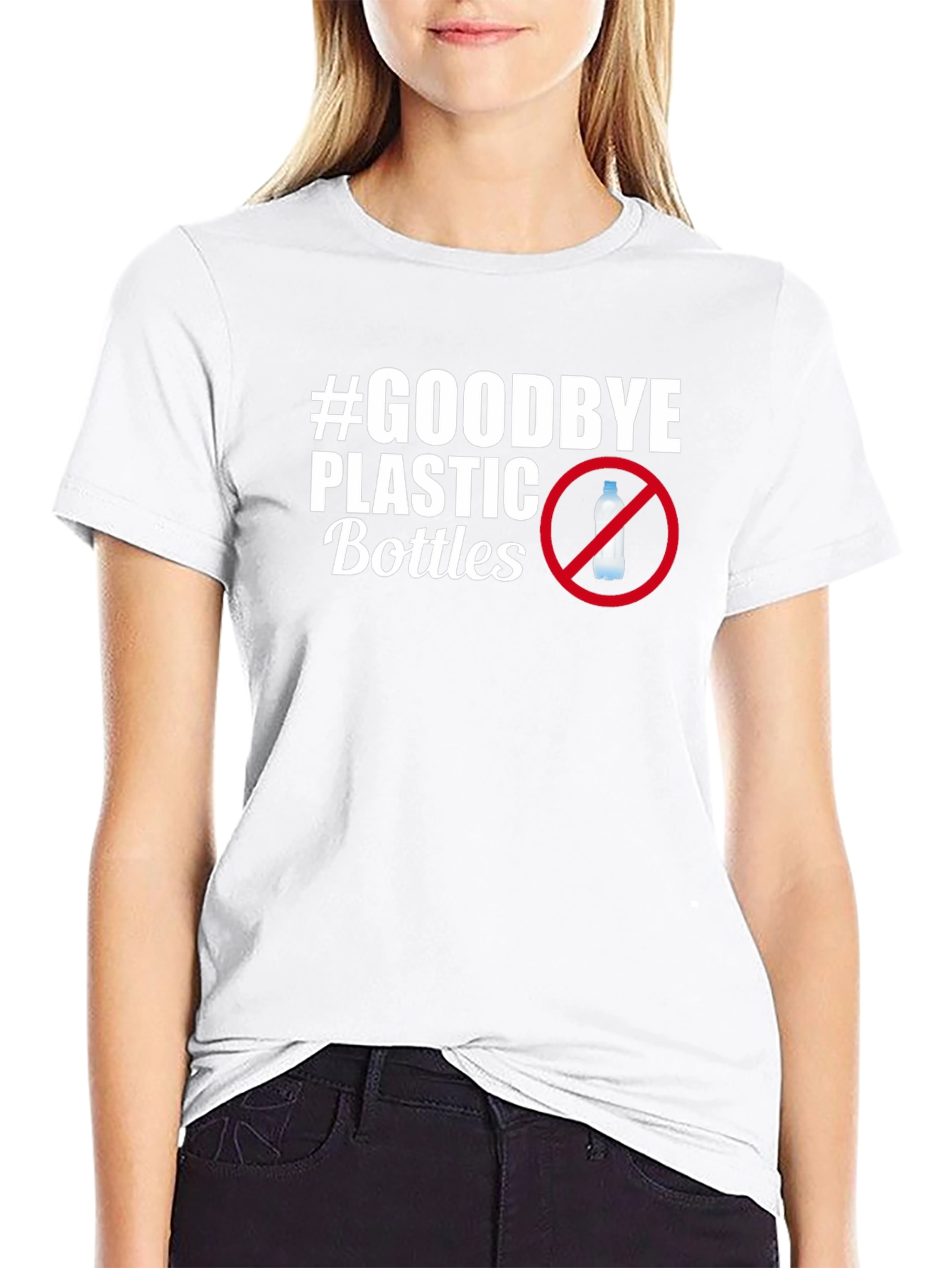 Goodbye Plastic Bottles T-Shirt - Eco Friendly
