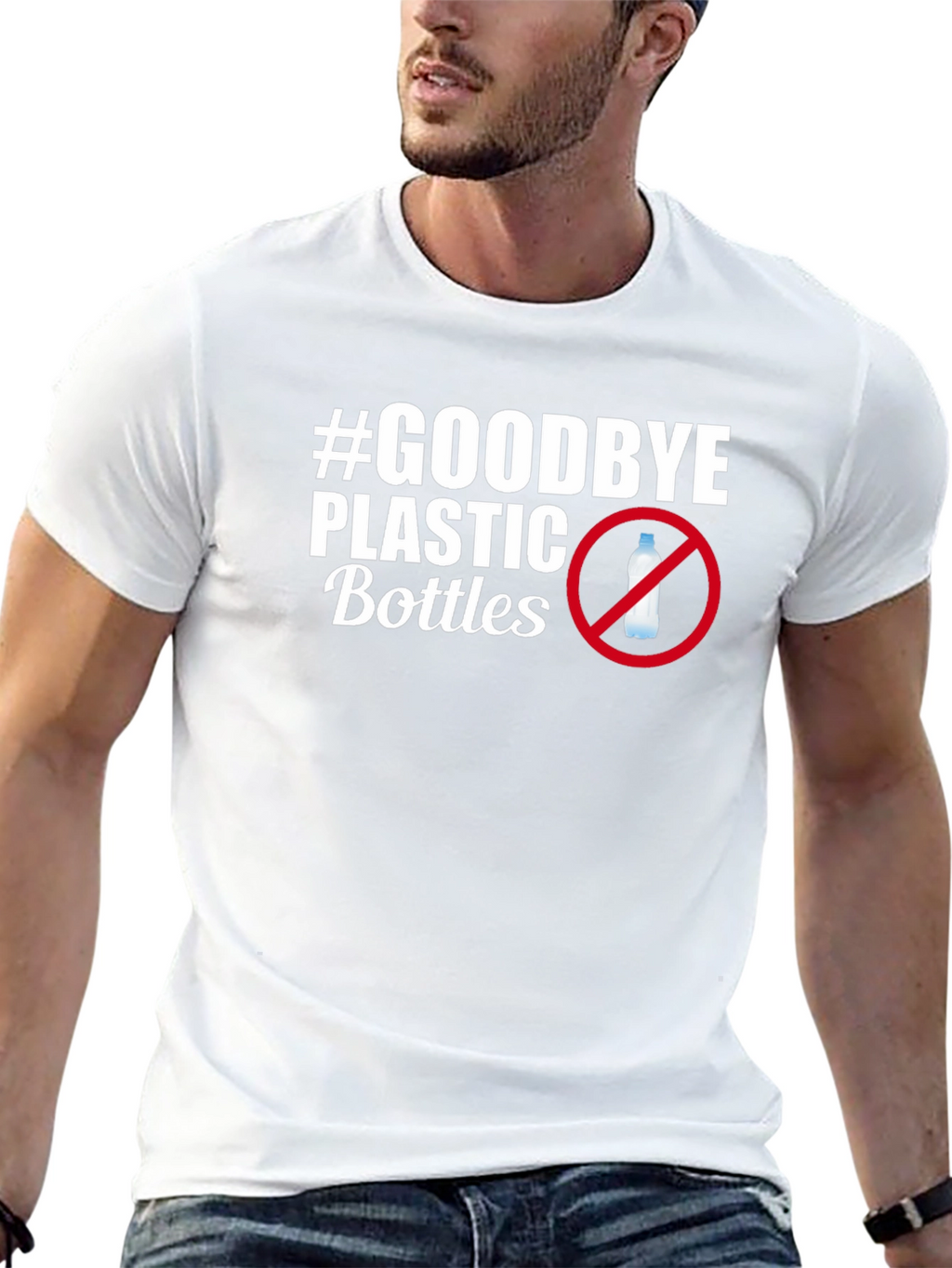 Goodbye Plastic Bottles T-Shirt - Eco Friendly
