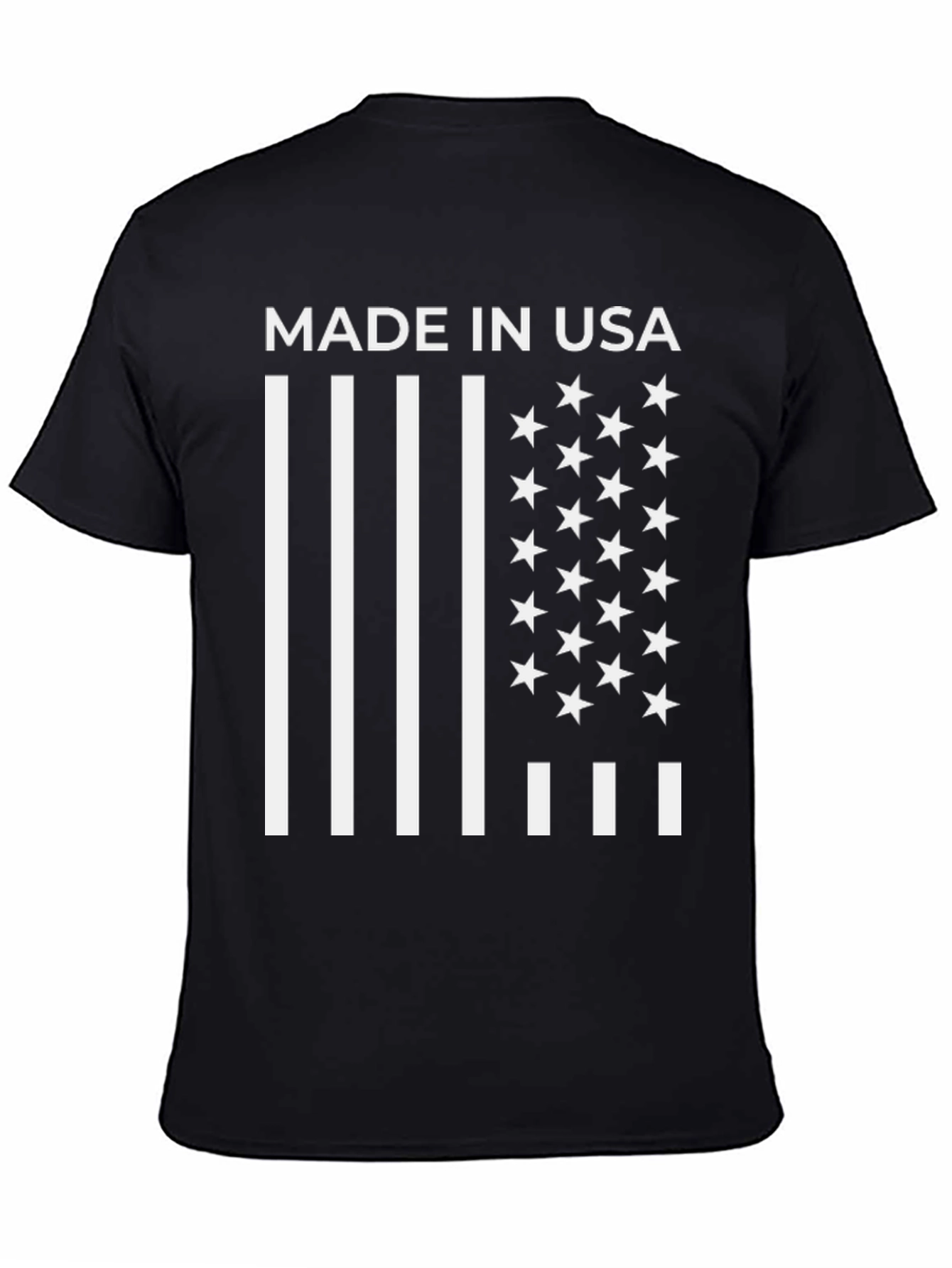 Made in USA Graphic T-Shirt - Black