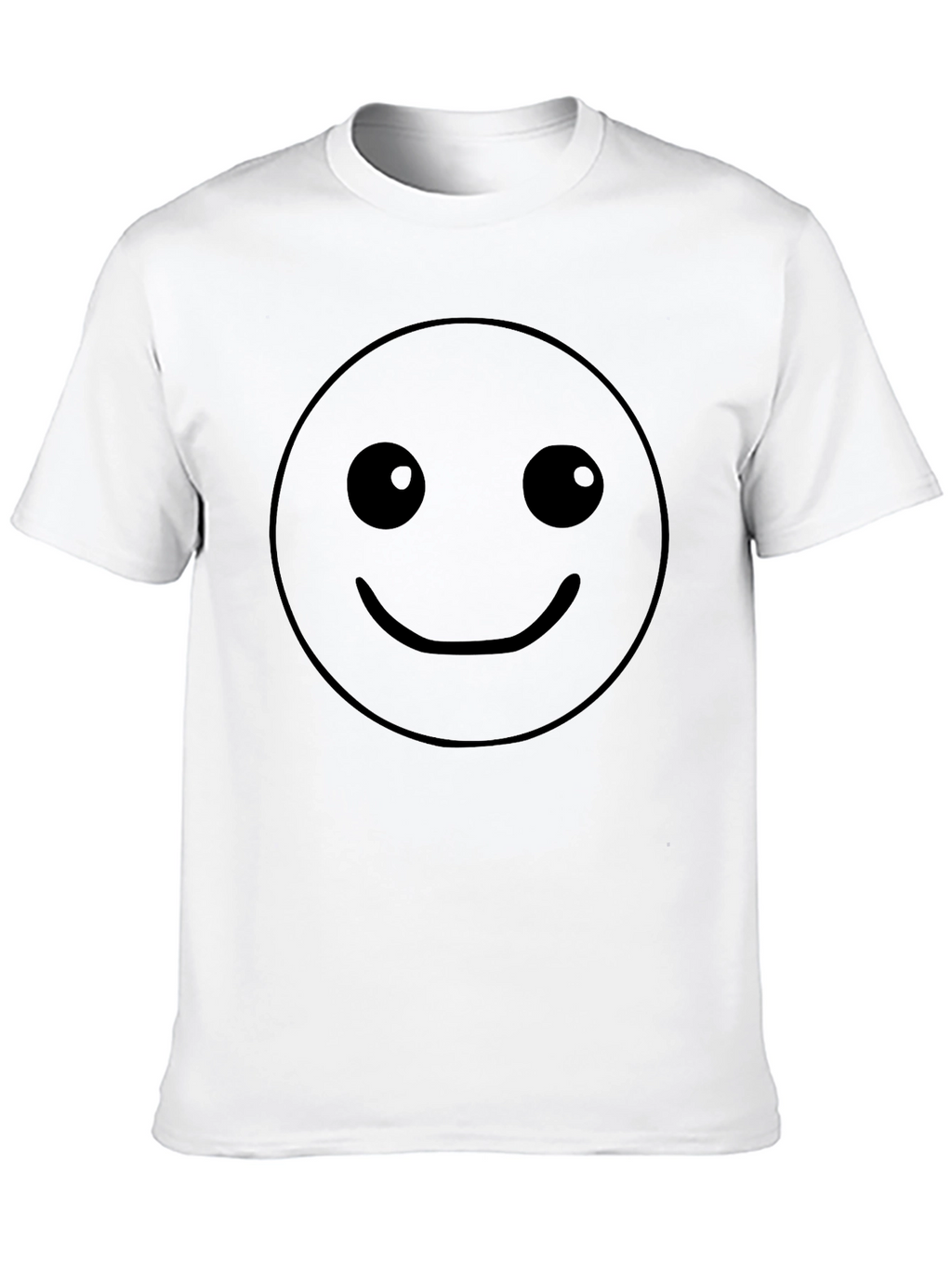 Smiley Face Black T-Shirt - Classic Graphic Tee