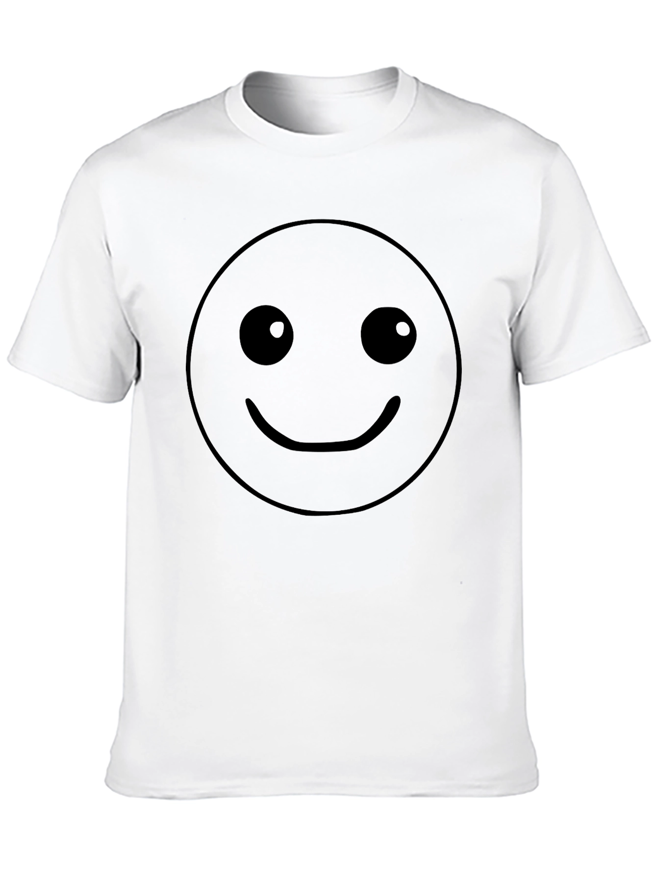 Smiley Face Black T-Shirt - Classic Graphic Tee