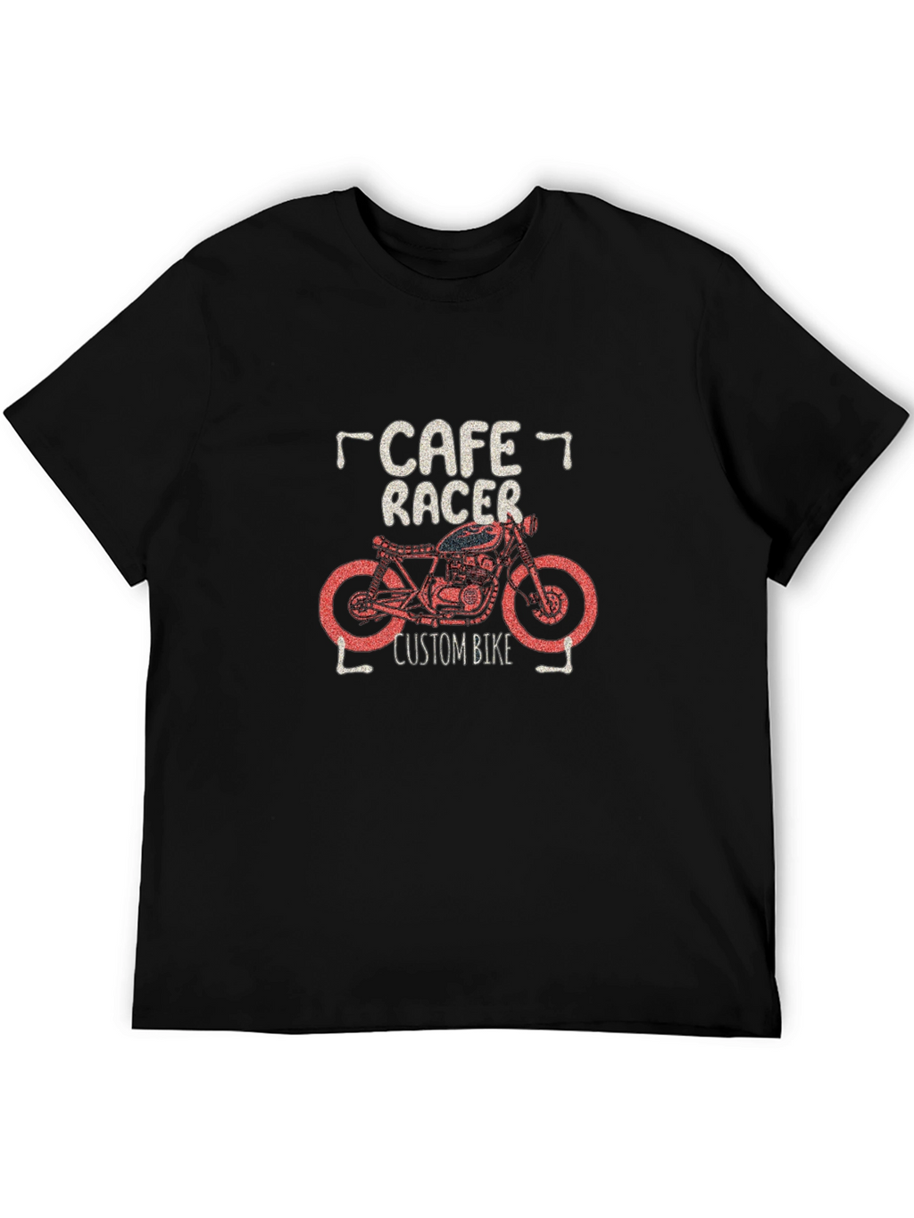 Cafe Racer Custom Bike Graphic T-Shirt