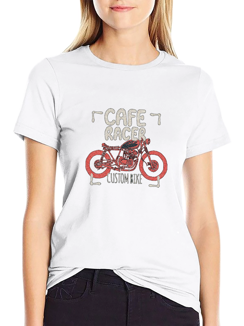 Cafe Racer Custom Bike Graphic T-Shirt