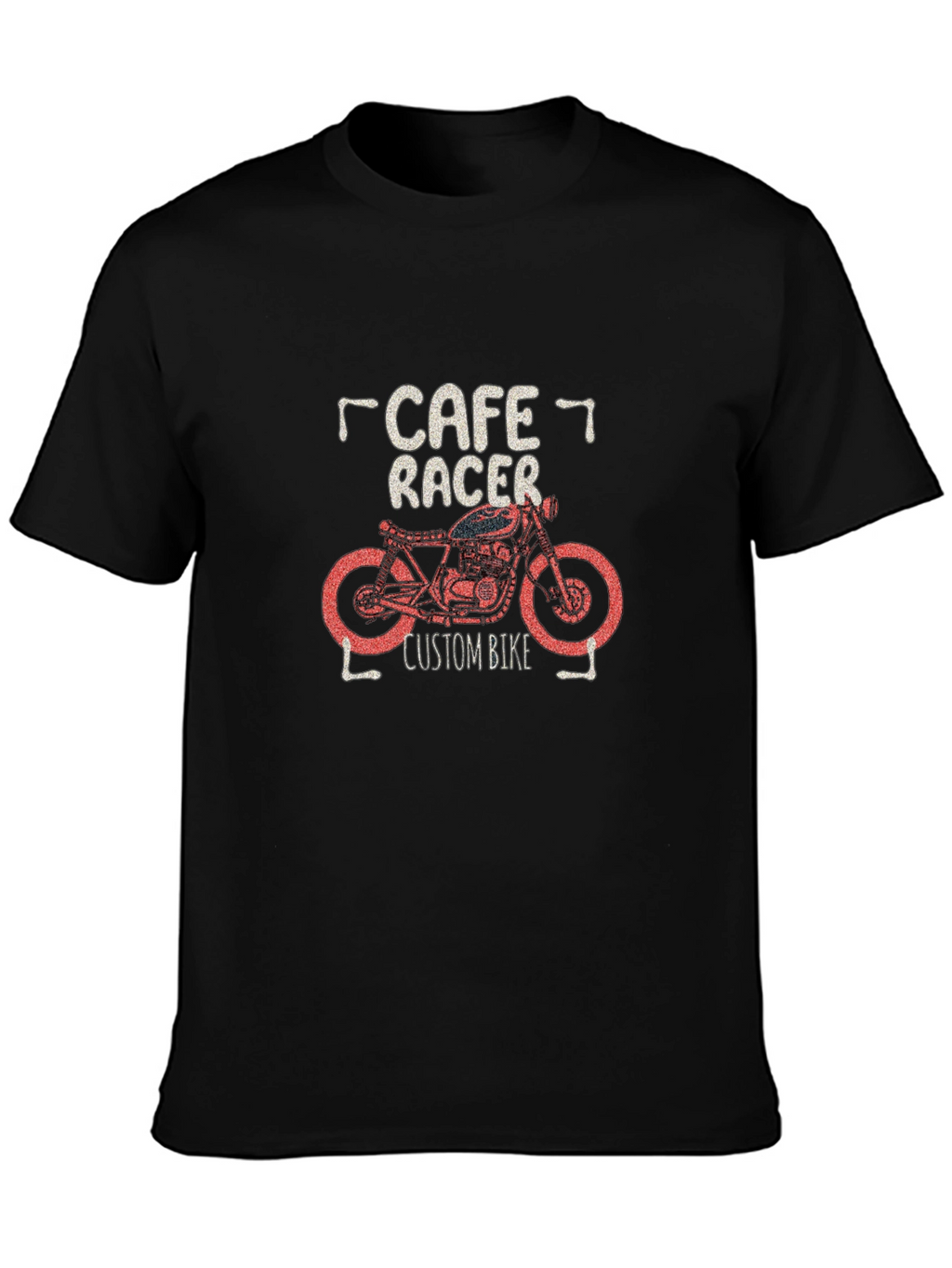 Cafe Racer Custom Bike Graphic T-Shirt