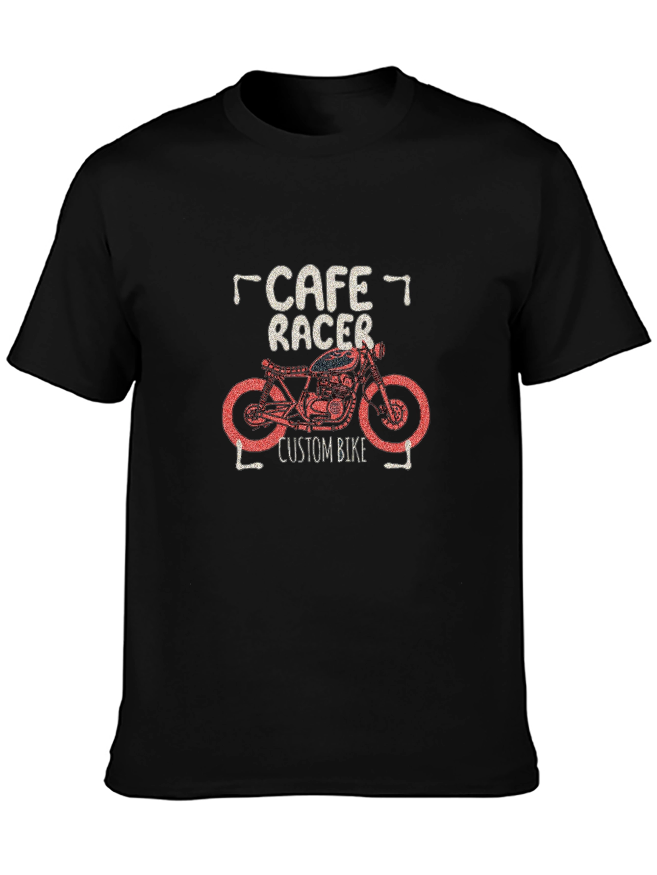Cafe Racer Custom Bike Graphic T-Shirt