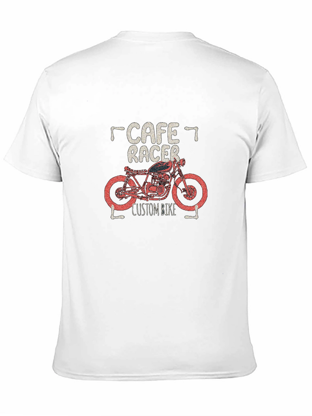 Cafe Racer Custom Bike Graphic T-Shirt
