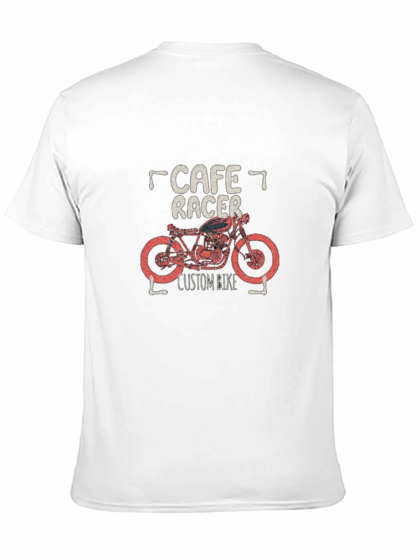 Cafe Racer Custom Bike Graphic T-Shirt