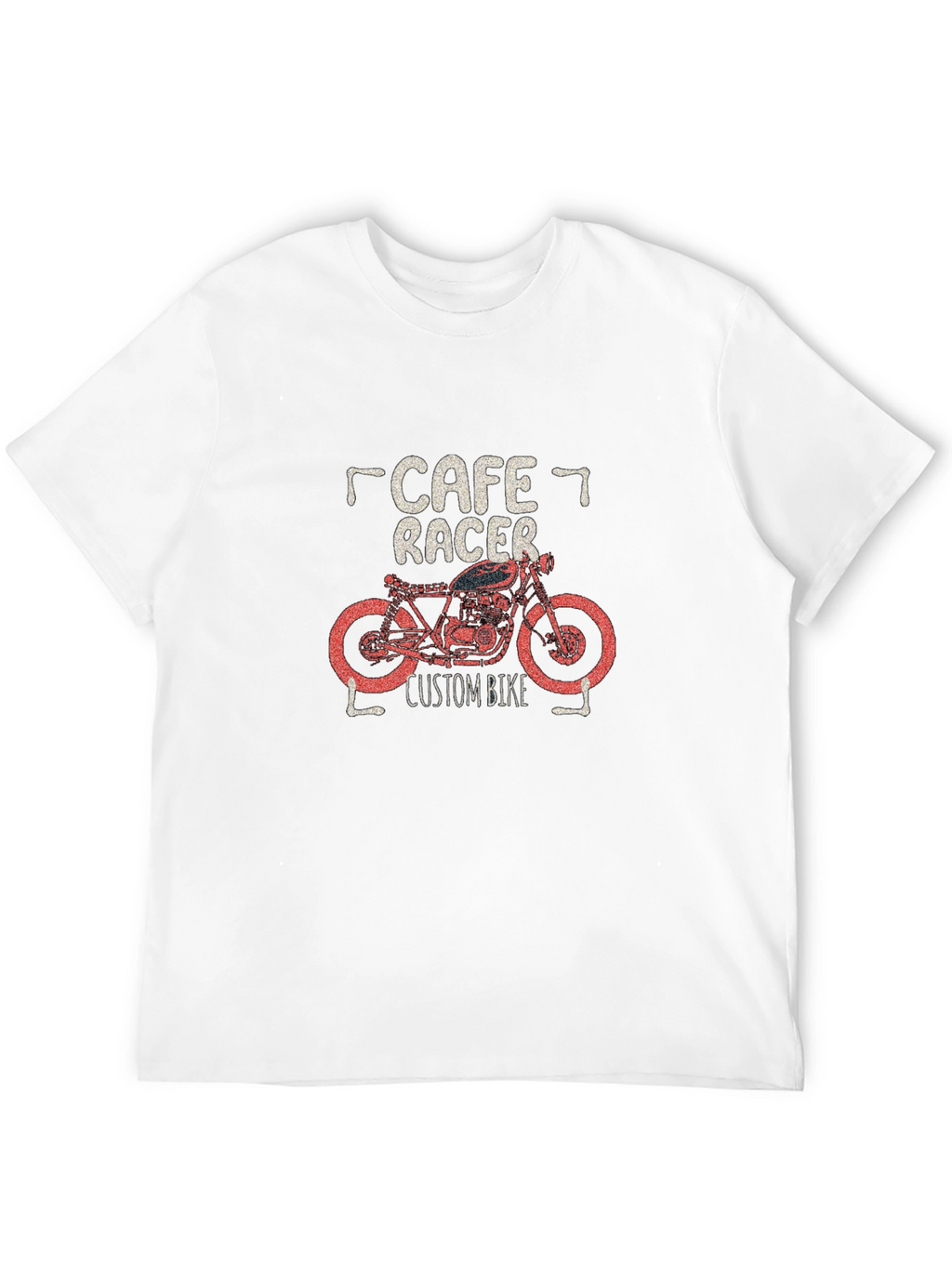 Cafe Racer Custom Bike Graphic T-Shirt