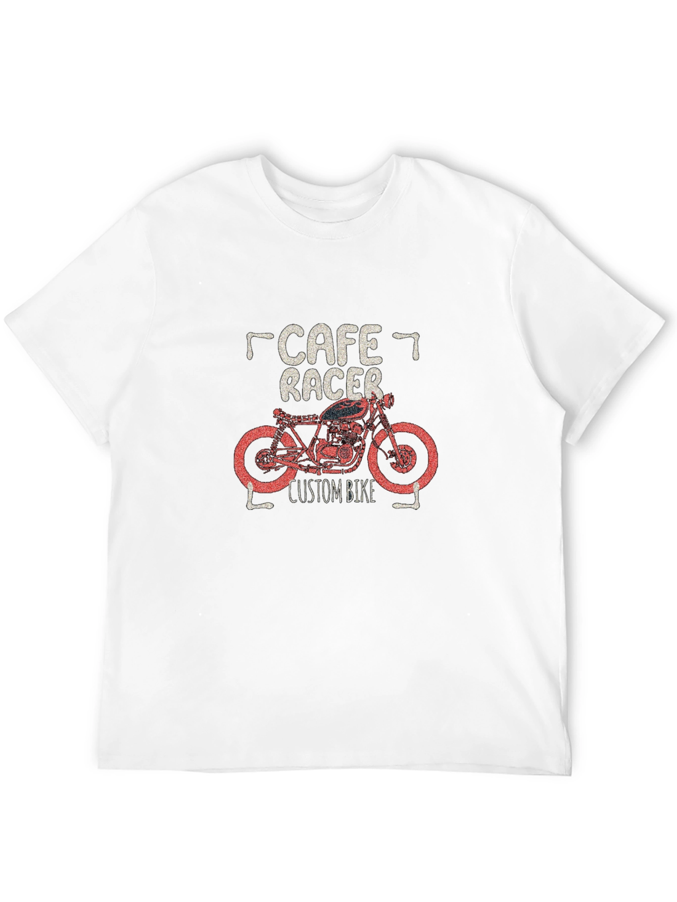 Cafe Racer Custom Bike Graphic T-Shirt