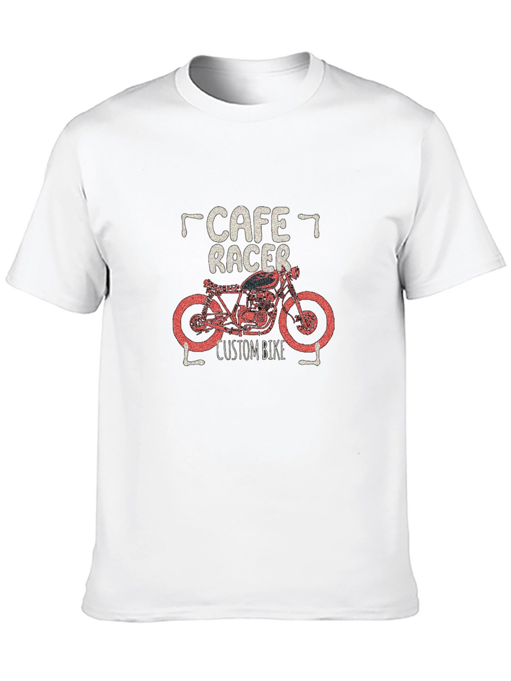 Cafe Racer Custom Bike Graphic T-Shirt