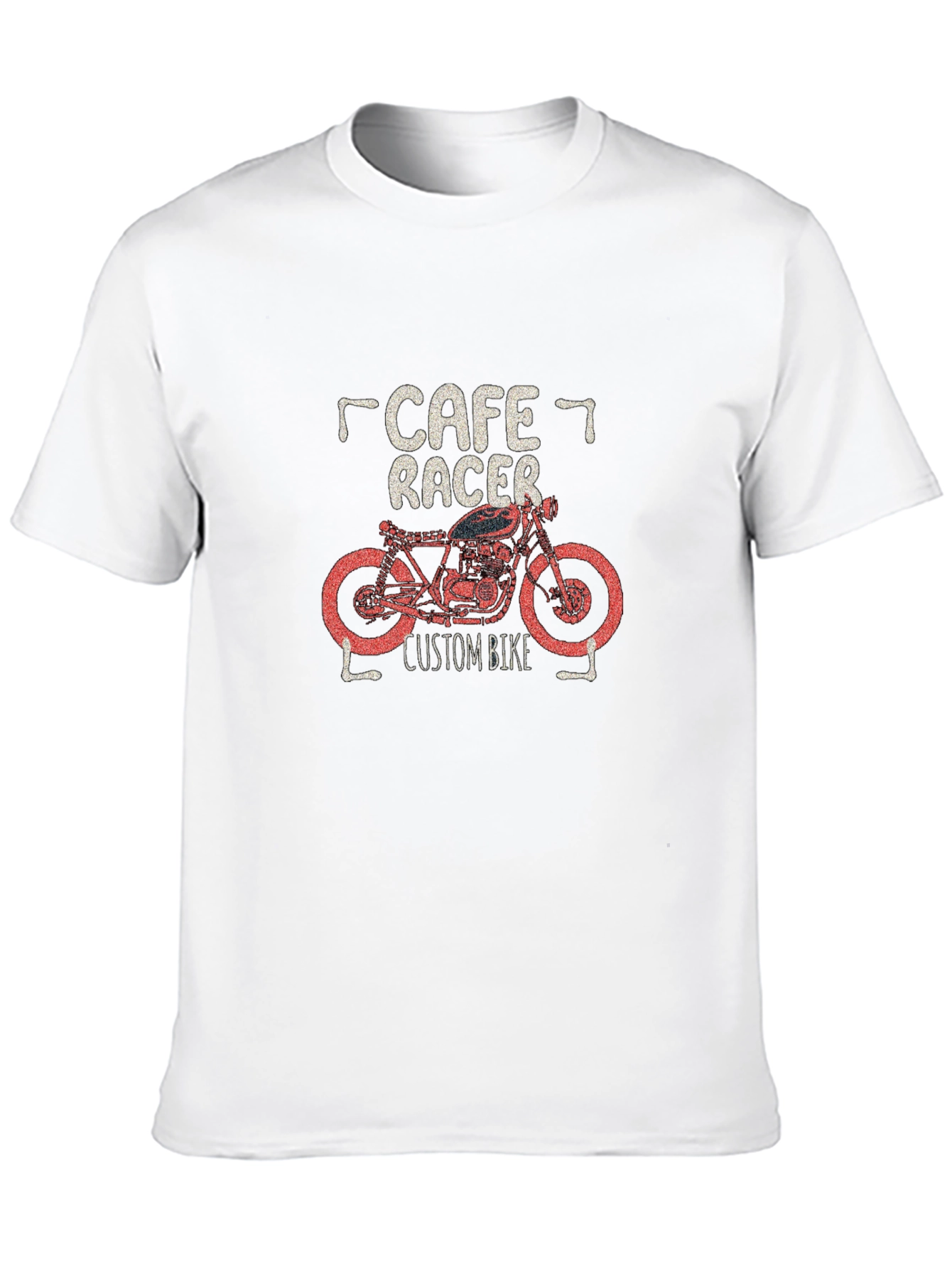 Cafe Racer Custom Bike Graphic T-Shirt