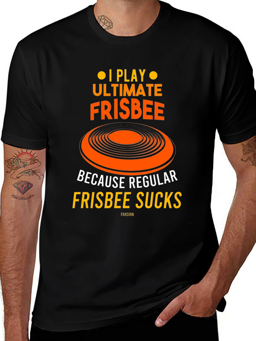 Ultimate Frisbee Graphic Tee - Sucks Regular Frisbee