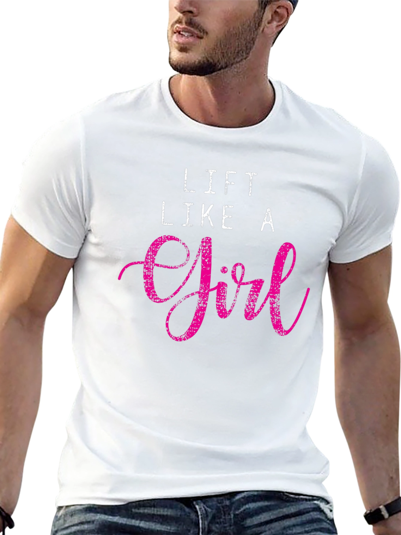Lift Like A Girl Black T-Shirt