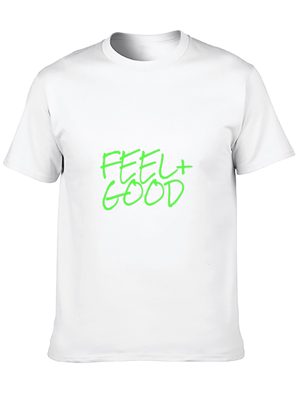 Feel Good Graphic T-Shirt - Black Crew Neck Tee