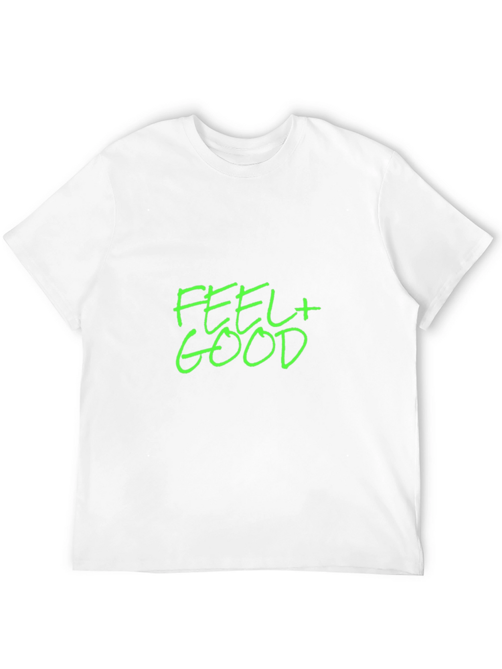 Feel Good Graphic T-Shirt - Black Crew Neck Tee