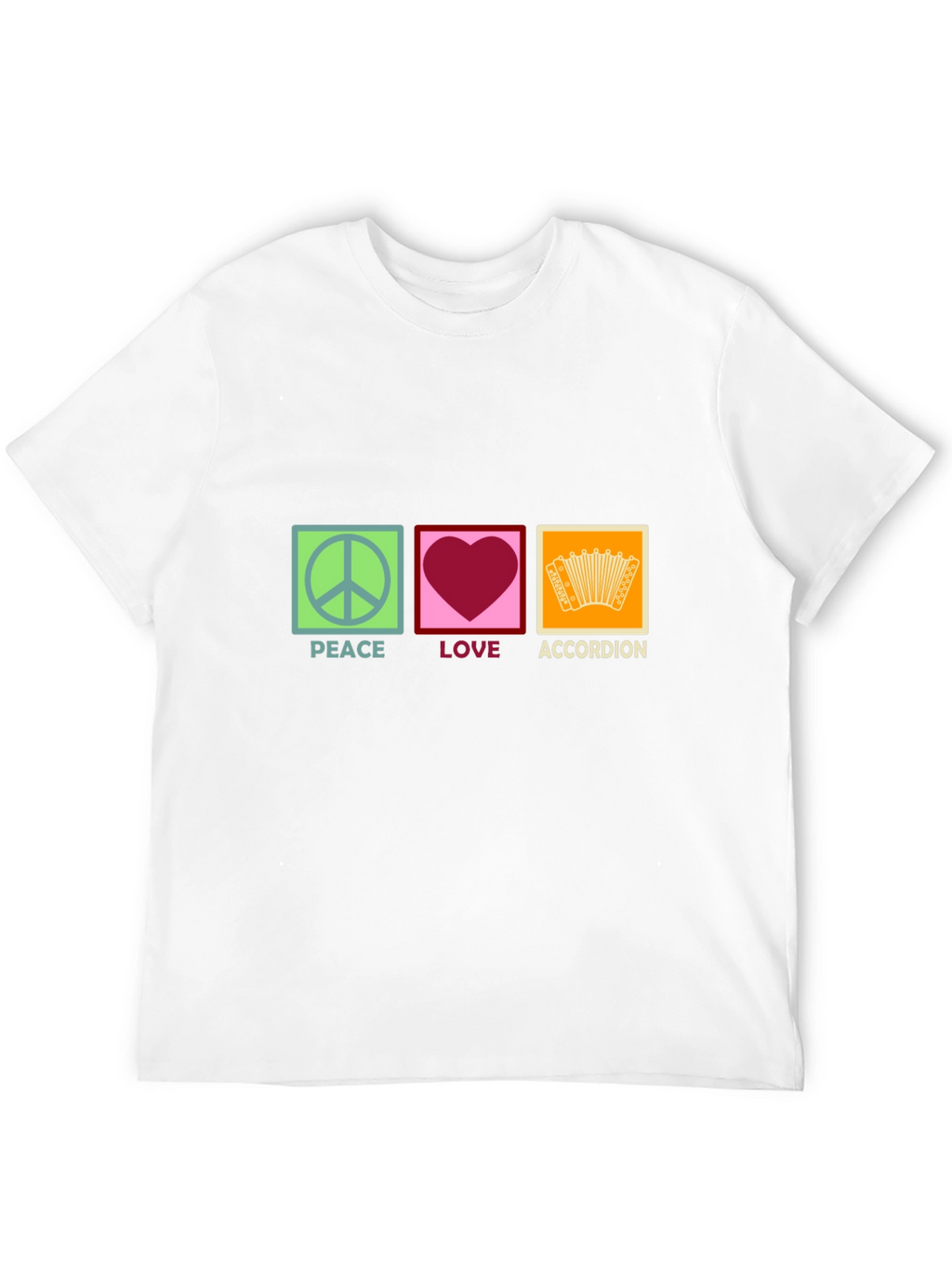 Peace Love Accordion T-Shirt