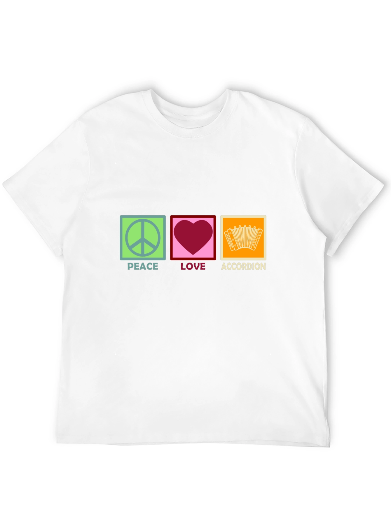 Peace Love Accordion T-Shirt