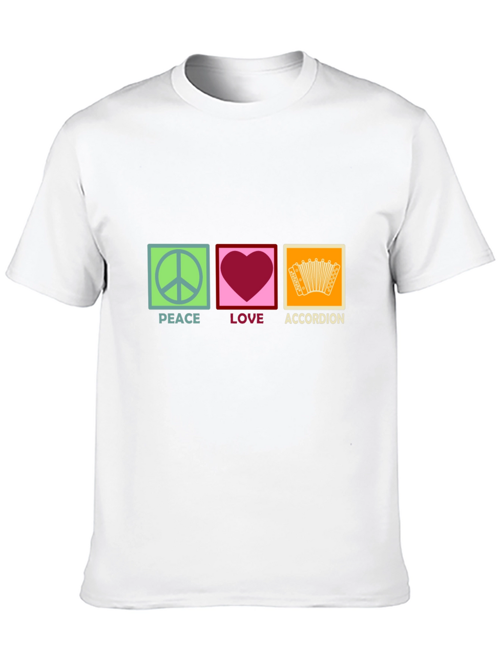 Peace Love Accordion T-Shirt