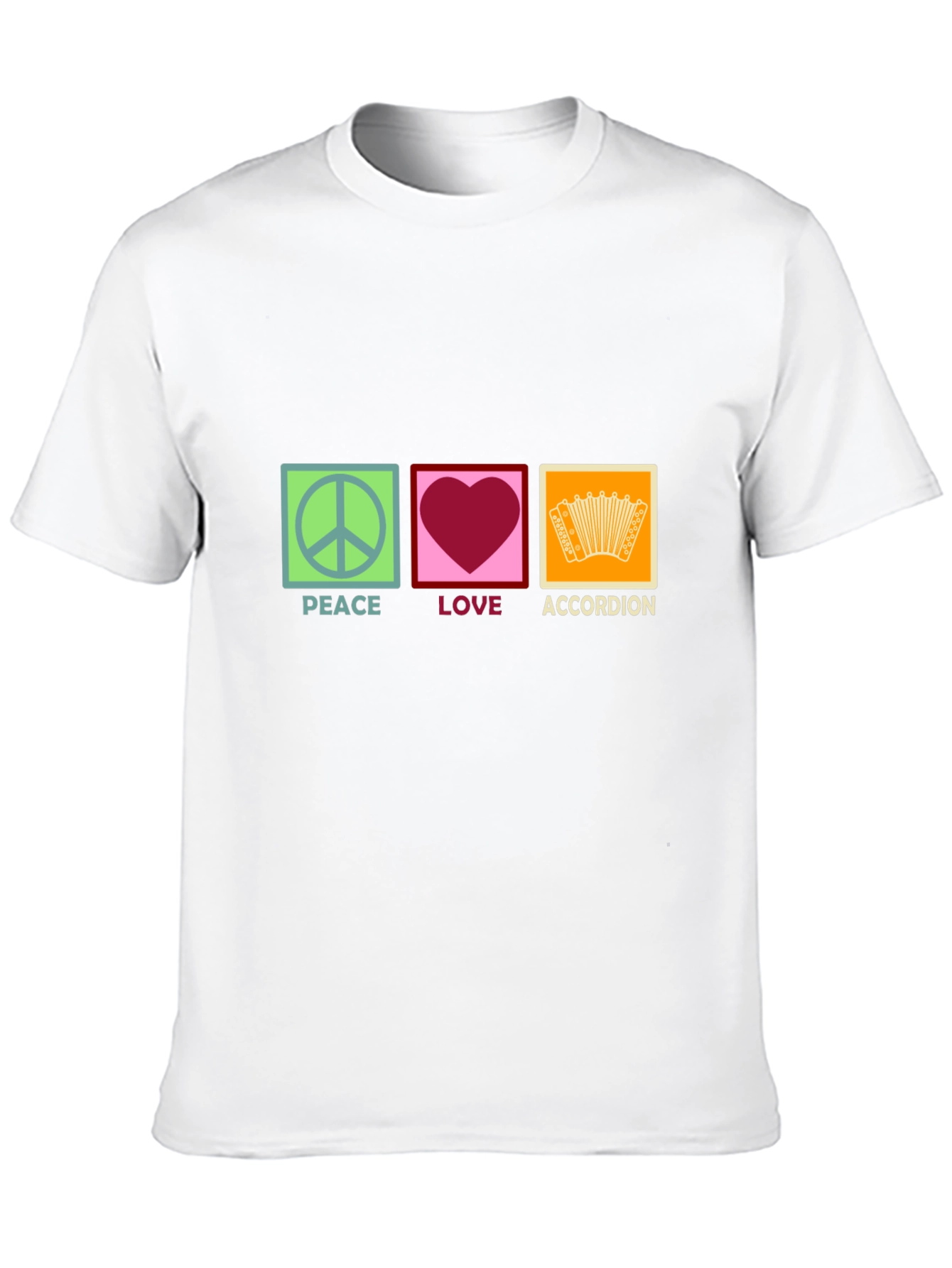 Peace Love Accordion T-Shirt