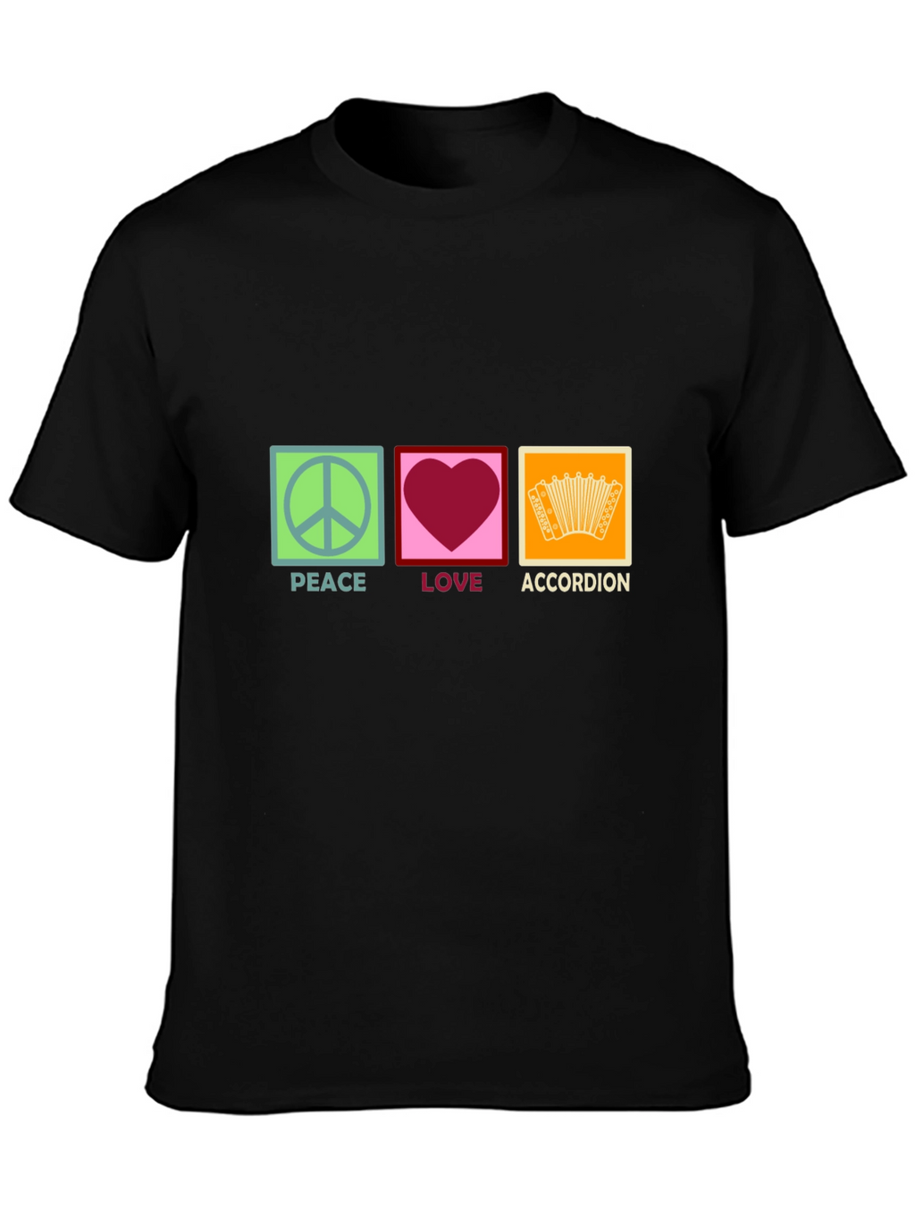 Peace Love Accordion T-Shirt