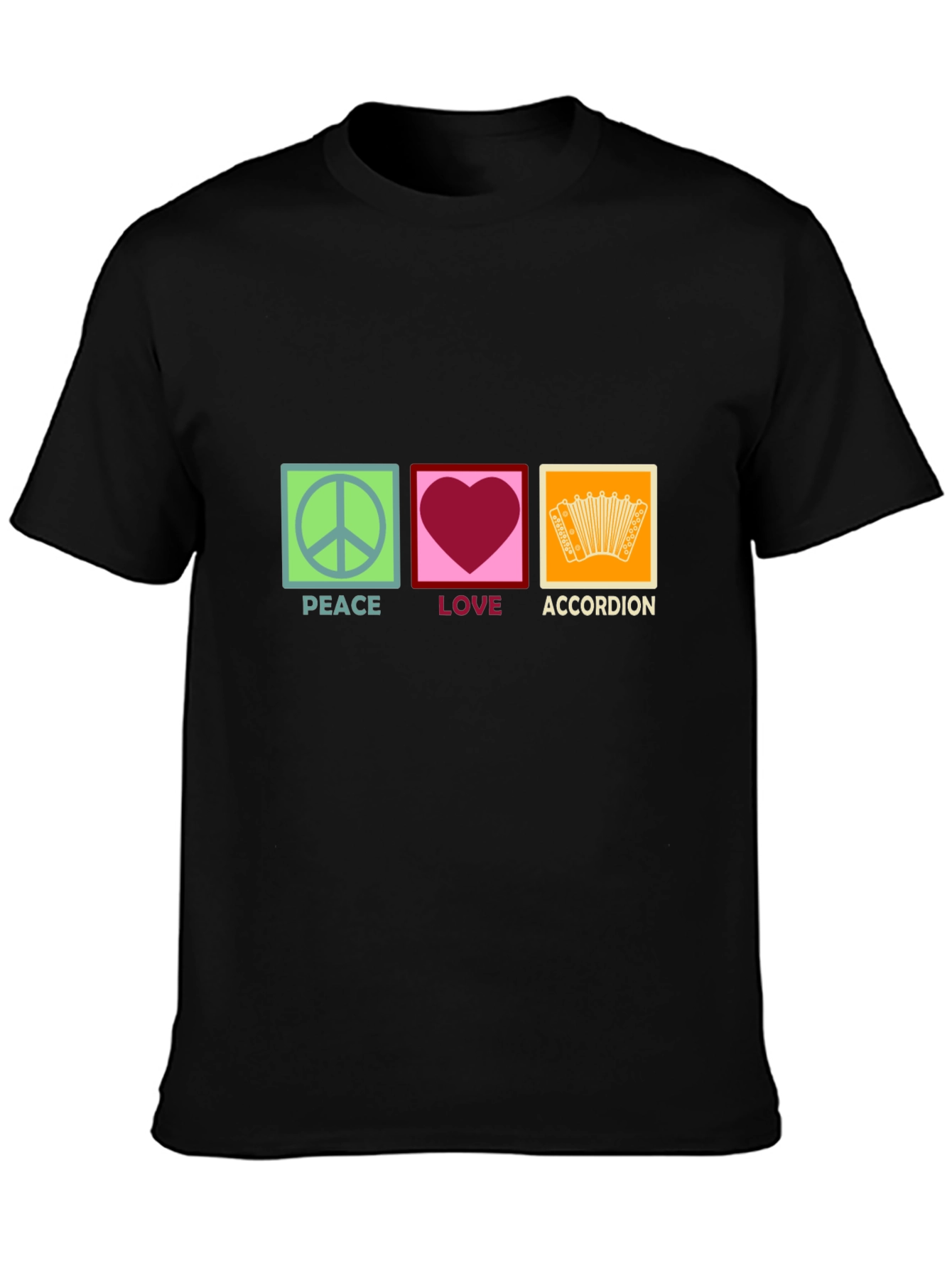Peace Love Accordion T-Shirt