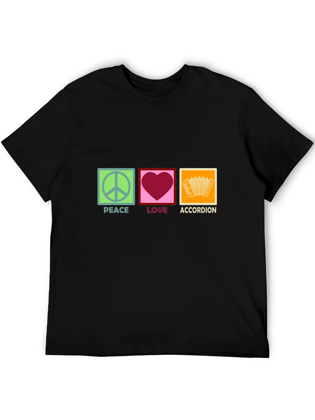 Peace Love Accordion T-Shirt