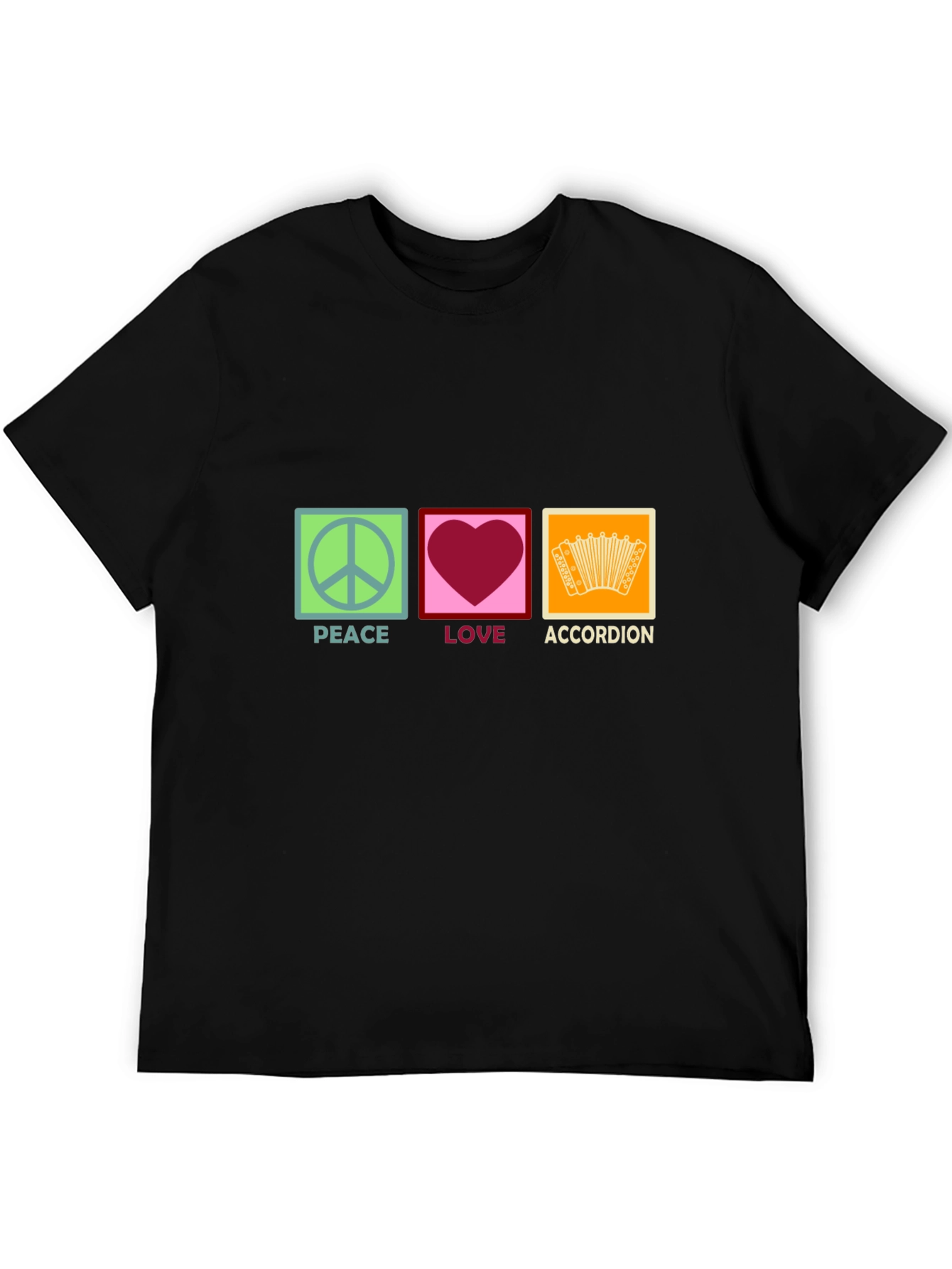 Peace Love Accordion T-Shirt