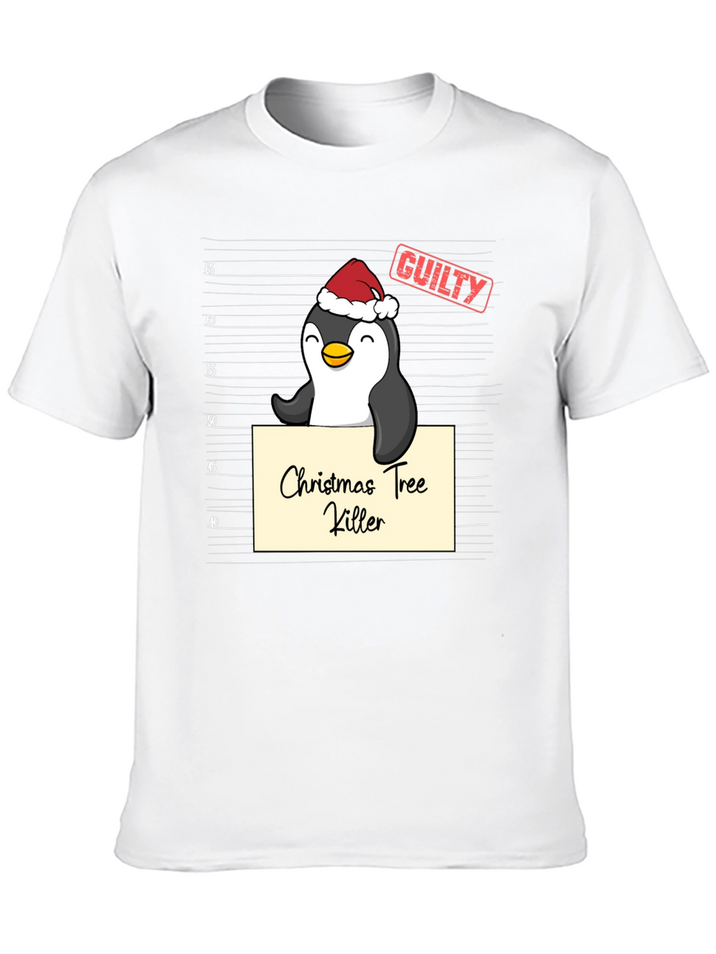 Christmas Tree Killer Penguin T-Shirt
